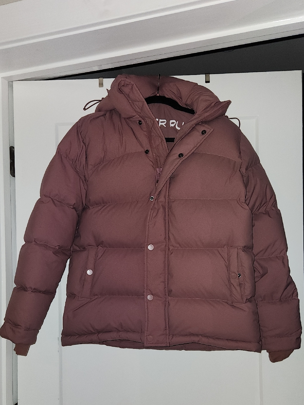 TNA Women's Hooded SuperPuff Jacket - Dusty Mauve